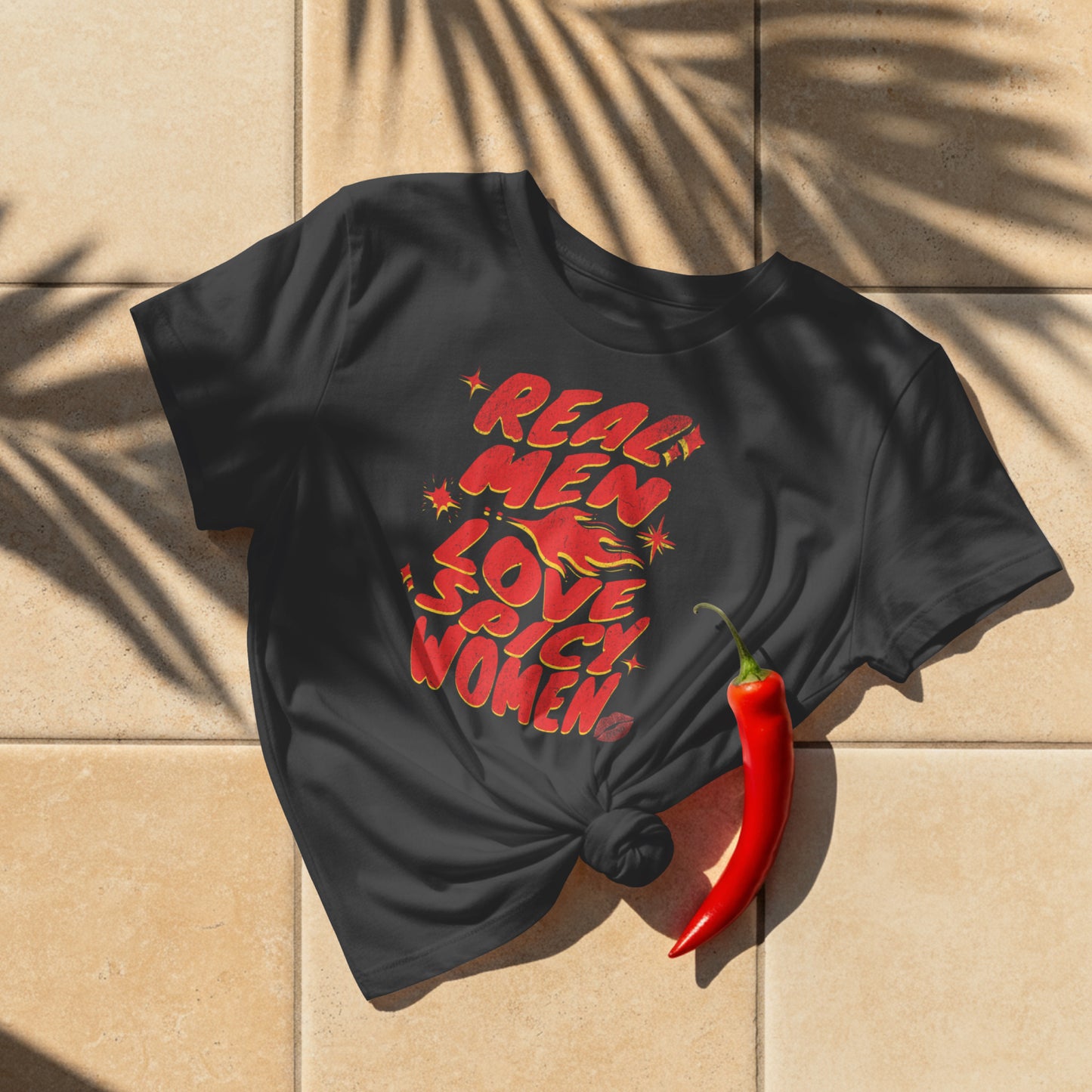 Real men love spicy women tee