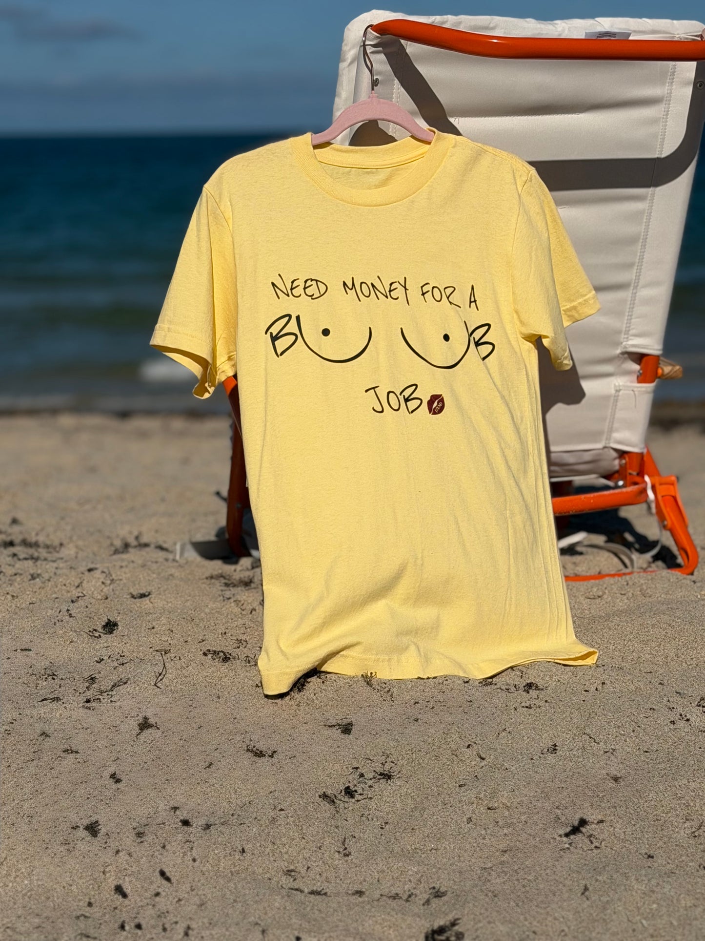 Need money for boob job tee