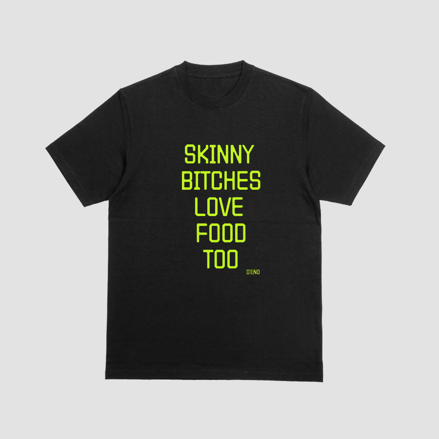 Skinny bitches love food too