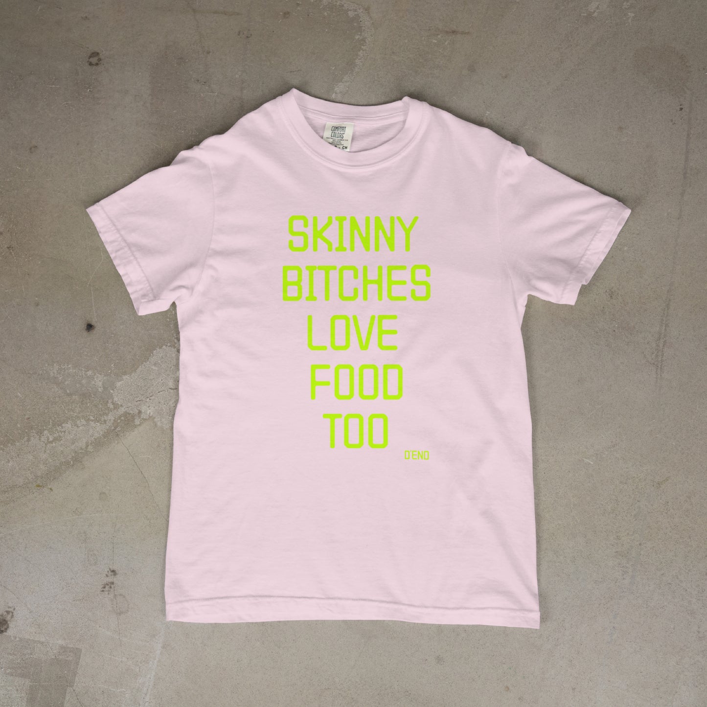 Skinny bitches love food too