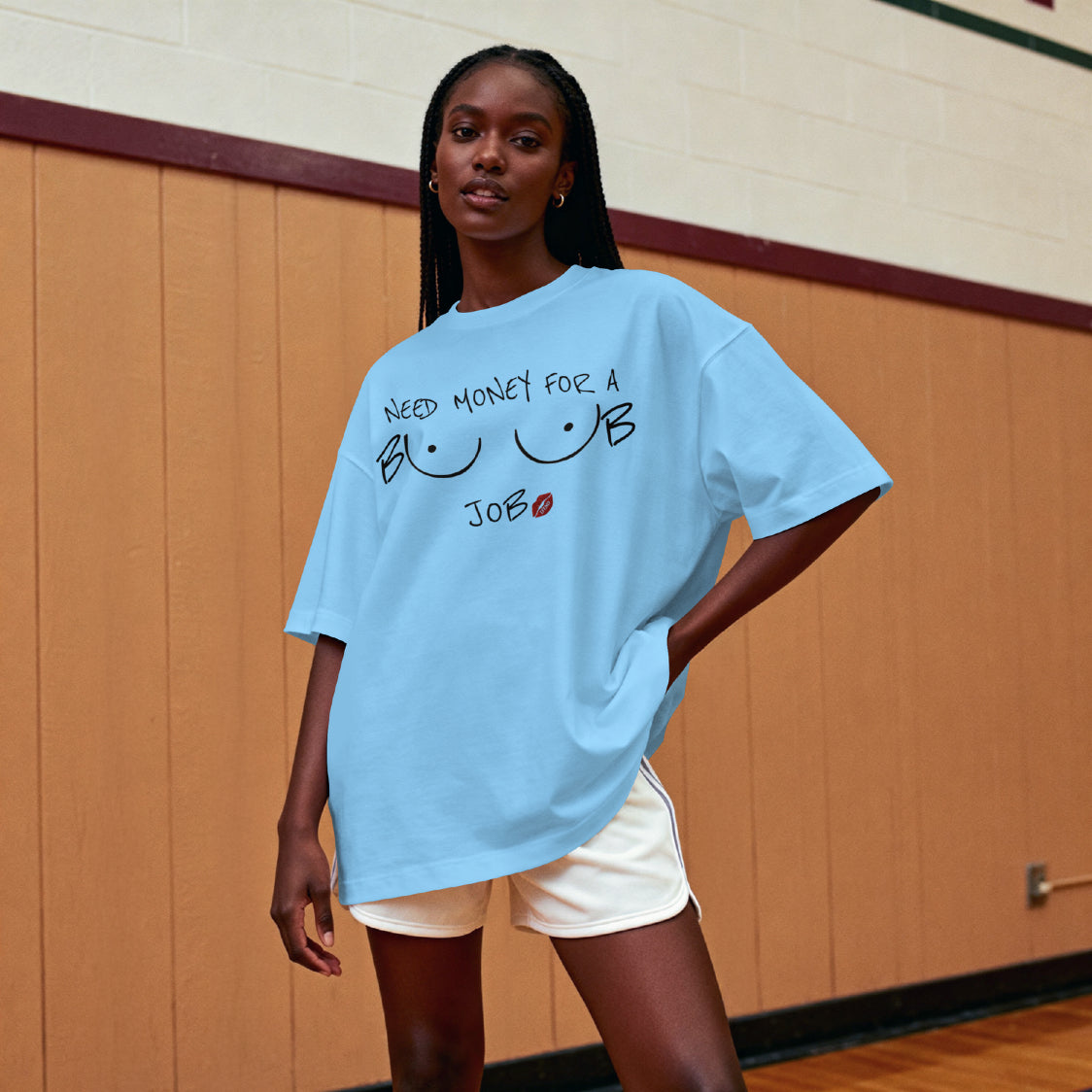Need money for boob job tee